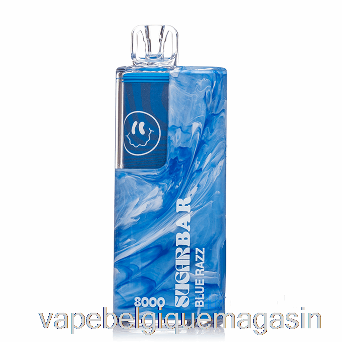 Vape Barre De Sucre Jetable Sb8000 0% Zéro Nicotine Jetable Bleu Razz